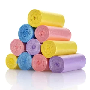 High Quality Disposable PE T shirt Garbage Bags Made in China Vietnam Durable Plastic Trash Bags for Household & Office