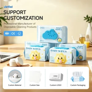 High Quality Disposable Portable 80 Pcs Super Soft Multi-purpose Baby Wet Wipes for Newborn Daily Care