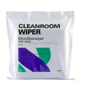 High Quality Eco friendly Microfiber Clean Room Wiping Cloth Class 10 >600 Absorption <1000 Particles for Cleaning