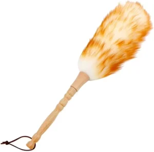 High Quality Factory Hot Sell Soft Wool duster Car Cleaning Wool duster Household duster with Wood Handle