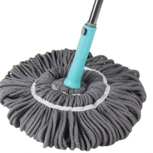 High Quality Flat Dust Hands Free Cotton Twist Mop Strong Decontamination Cleaning Mop