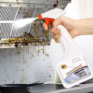 High Quality Heavy Oil Stain Removing Extractor Hood Stove Oven Degreaser Spray Kitchen Foam Cleaner
