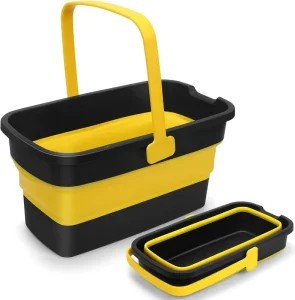 High Quality Large Capacity Portable Square Retractable Bucket for Homeuse Foldable Plastic Bucket Household Portable Large