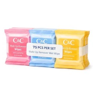 High Quality Make up Remover Towelettes Facial Cleanser Wipe for Sensitive Skin