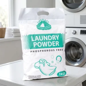 High Quality Natural Fragrance Detergent Soap Powder for Apparel Stain Removal Laundry High Foam PE+Woven Bag Packaging