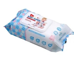 High Quality Non Woven Antibacterial Scented Eco Friendly Biodegradable Flushable Extra Soft Cleansing Baby