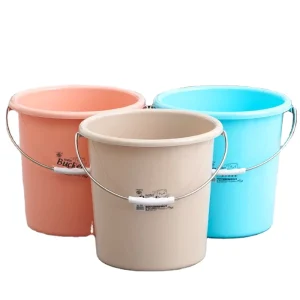 High Quality Portable Kitchen Water PP Plastic Bucket With Handle