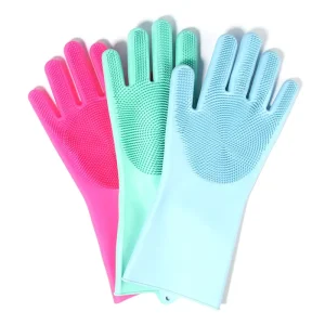 High Quality Silicone Kitchen Dishwashing and Cleaning Gloves