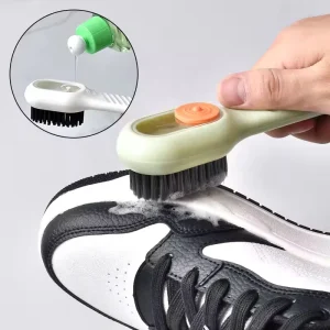 High Quality Soft Bristled Cleaning Brush with Automatic Liquid Addition for Shoes