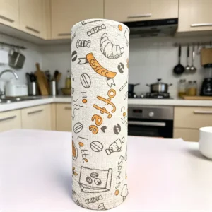 High Quality Soft Custom Reusable Kitchen Digital Print Microfiber Quick Dry Cartoon Dish Towel Roll Made in China