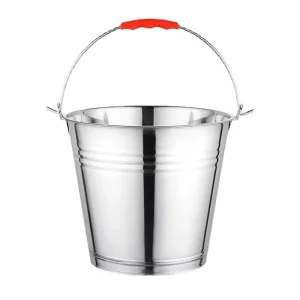 High Quality Stainless Steel Outdoor Camping Water Bucket with Handle and Lid Eco-Friendly 410 201 Carton BUCKET