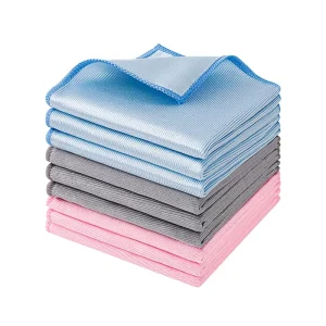 High Quality Superfine Fiber Home Kitchen Cleaning Cloths Are Highly Absorbent and Soft. Glass Cloth and Trace free Cloth
