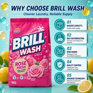 High Quality Washing Powder Professional Deep Stain Removal Laundry Detergent Concentrated Soap Powder for Hotel & Hospital