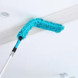 High-Reach Aluminum Alloy Telescopic Duster with Disposable Design for Window and Ceiling Cleaning