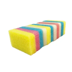 High-Resilience Kitchen Cleaning Sponge with Foam Scouring Pad for Dishes and Household Use