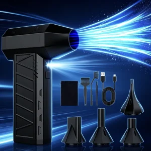 High-Speed Brushless-Motor Multi-Speed Handheld Cordless Mini Air Blower for Cars