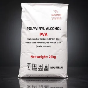 High Viscosity CAS 9002 89 5 Powder 80 Mesh Wall Putty Mortar Cement Bricks Gypsum Powder Polyvinyl Alcohol PVA Powder