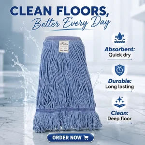 High Water Absorption Reusable Wet Mop Refill for Apartment Daily Sanitation