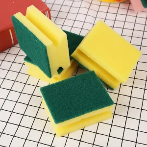High density I shape Kitchen Sponge Scouring Pad