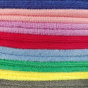 Highly Absorbent 100% Polyester Microfiber Cleaning Cloth Fabric Roll for Kitchen Towels and Floor Use