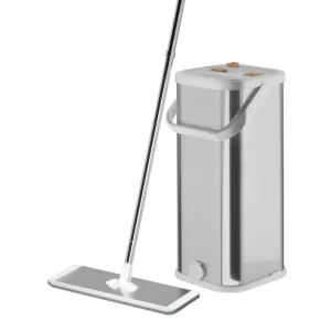 Home Cleaning Supplies Automatic Hand Free Mops Microfiber Fabric Floor Cleaning Flat Mop Bucket Set