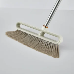 Home Cleaning Tools Plastic Standing Brooms Dustpans Set Stainless Steel Long Handle Broom & Dustpan