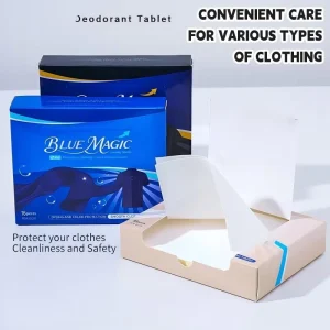 Home Laundry Blue Enhancer Tablets Clothing Color Restoration and Bluing Sheets Detergent for Clothes