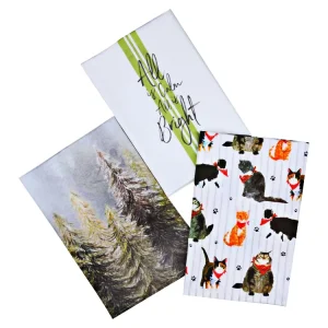 Home Ready Made 100% Cotton Custom Dish Cloth Print Kitchen Tea Towels