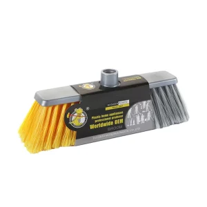 Home Use Broom with PET Broom Head and PP Dustpan Plastic Handle