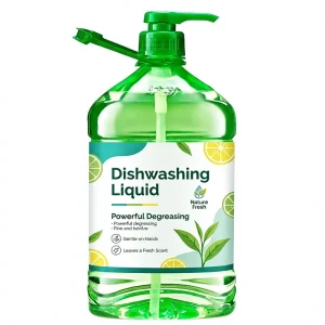 Home Use Dishwashing Liquid 5kg Powerful Degreasing Gentle on Hands Good for Hand Washing with Fresh Scent