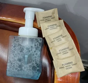 Homemade Sanitizer Hand Wash Soap Tablet Foaming Hand Liquid Soap Effervescent Tabs