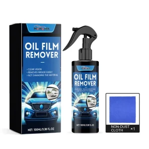 Homonth Car Windshield Oil Film & Dust Stain Cleaning Solution with EDTA Disodium 3 Year Shelf Life