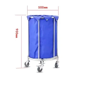 Hospital Stainless Steel Spray Nursing Sweep Dirt Morning Care Line Cart Waste Trolley Cart