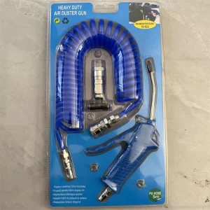 Hot-Air Blow Duster Set with 5-Meter Coiled PU Hose for Truck Air Compressors