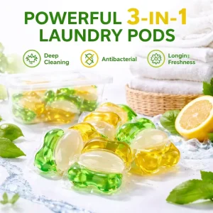 Hot Sales 3 in 1 Eco Friendly Apparel Laundry Gel Detergent Pods Private Label Bulk Supply OEM ODM