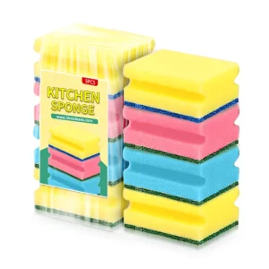 Hot Sales Custom Size Multi purpose Dish Scrub Sponges Durable Scouring Pad for Kitchen Cleaning Sponge