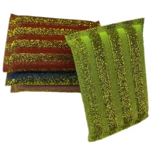Hot Sales High elastic Soft Non Scratch Stripe Dish Washing Sponge Scouring Pads for Dishes