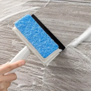 Hot Sell Popular Double Sided Window Glass Cleaning Brush Spray Wiper Washing Scraper Handle Screen Brush House Tools