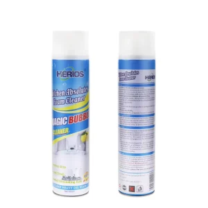 Hot Selling 650ML Multi Purpose Kitchen Foam Cleaner for Deep Cleaning Bubble Foam Oven Oil Stain Cleaner Spray