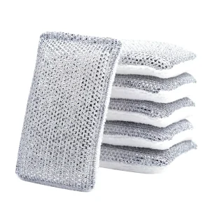 Hot Selling Daily Cleaning Supplies Sponge Scrubber Cleaning Sponge Scouring Pad Kitchen and Household Cleaning Cloth