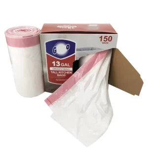 Hot Selling Disposable Colored Garbage Bags with Drawstring Household for Wholesales