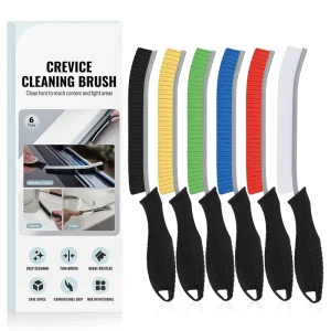 Hot Selling Eco Friendly Durable Plastic Hard Crevice & Gap Cleaning Brush for Bathroom Grout Scrub Household Use