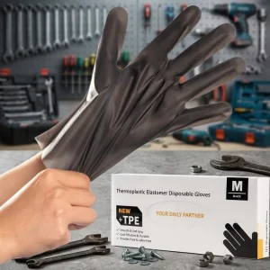 Hot Selling Food Grade Powder Free Thin Disposable TPE Gloves for Kitchen & Restaurant Use Low Cost