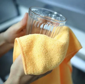 Hot Selling Product Rainbow Colored Wear Resistant Fiber Cloth Kitchen Hand Cleaning Cloth
