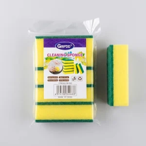 Hot Selling Sponges for Dishes Cleaning Scouring Pad Rectangle Scrubber Kitchen Tools Cleaning Wash Dishes Pot Stove Kitchen
