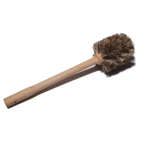 Hot Selling Toilet Brush Eco Friendly Beechwood Long Handle Toilet Brush Sisal and Coconut Coir Natural Bristles Cleaning Brush