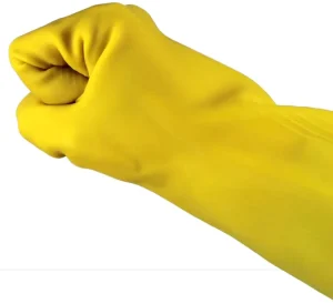 Hot Yellow Household Cleaning Gloves Dishwashing and Work Use Waterproof Protective General Purpose Gloves