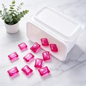 Hotel Eco Friendly Disposable Laundry Pods Portable Concentrated Gel Beads Deep Decontamination Anti Bacterial Long Lasting