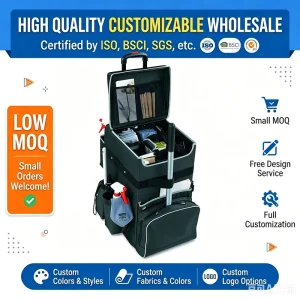 Hotel Service Cleaning Cart Large Housekeeping Trolley