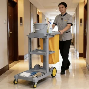 Hotel Specific Multifunctional Cleaning Cart Cleaning YH C1 Professional Janitorial Tool Cart